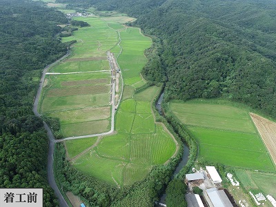 県営農地環境整備事業：着工前